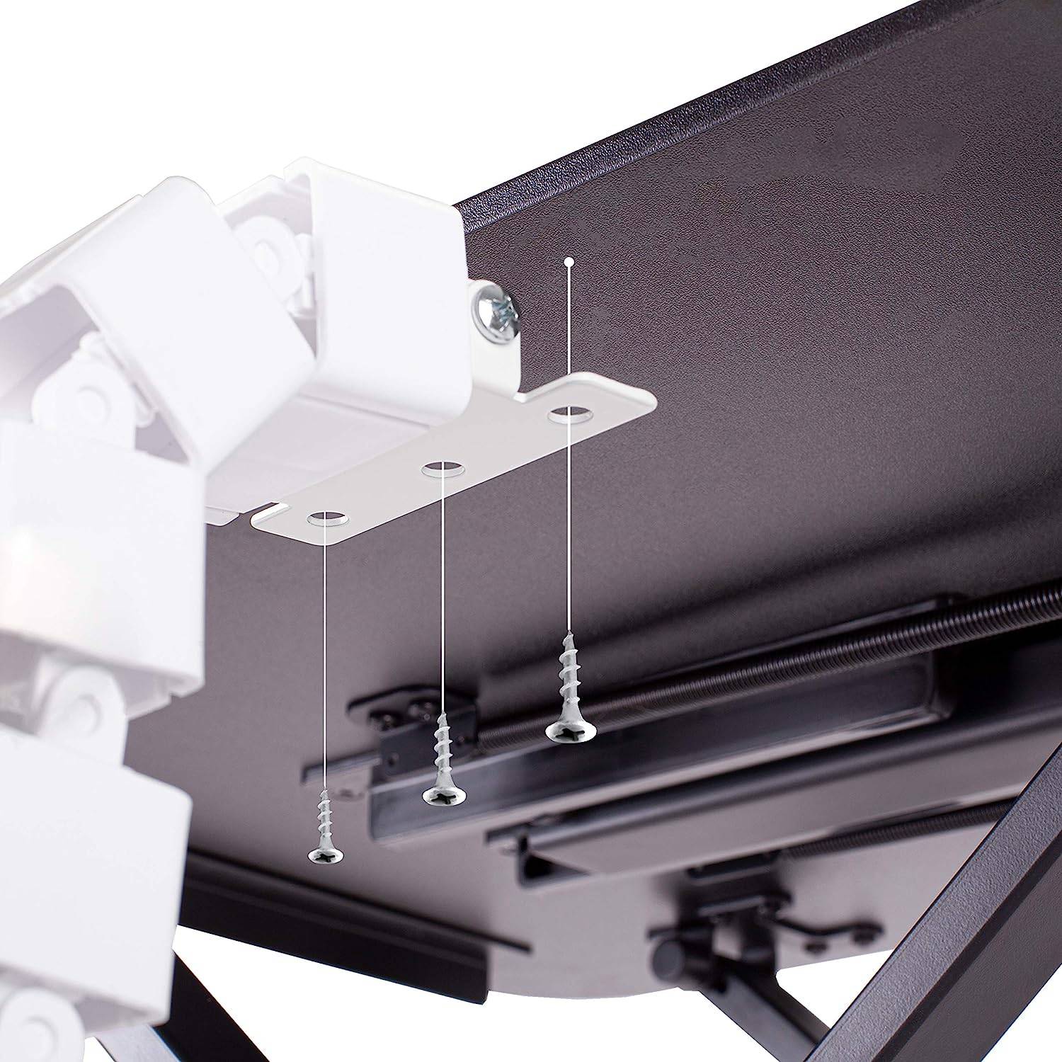 Duronic CM1DM flexibler Kabelkanal - Kabelführung für Schreibtische mit 130cm Höhe - Bis zu 16 Kabel in 4 Kammern