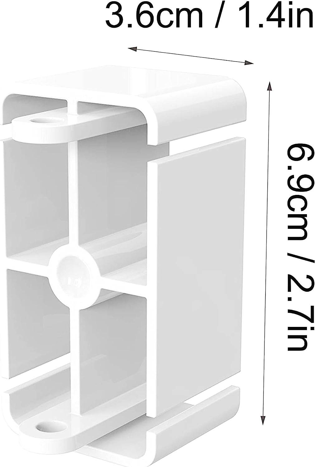 Duronic CM1DM flexibler Kabelkanal - Kabelführung für Schreibtische mit 130cm Höhe - Bis zu 16 Kabel in 4 Kammern