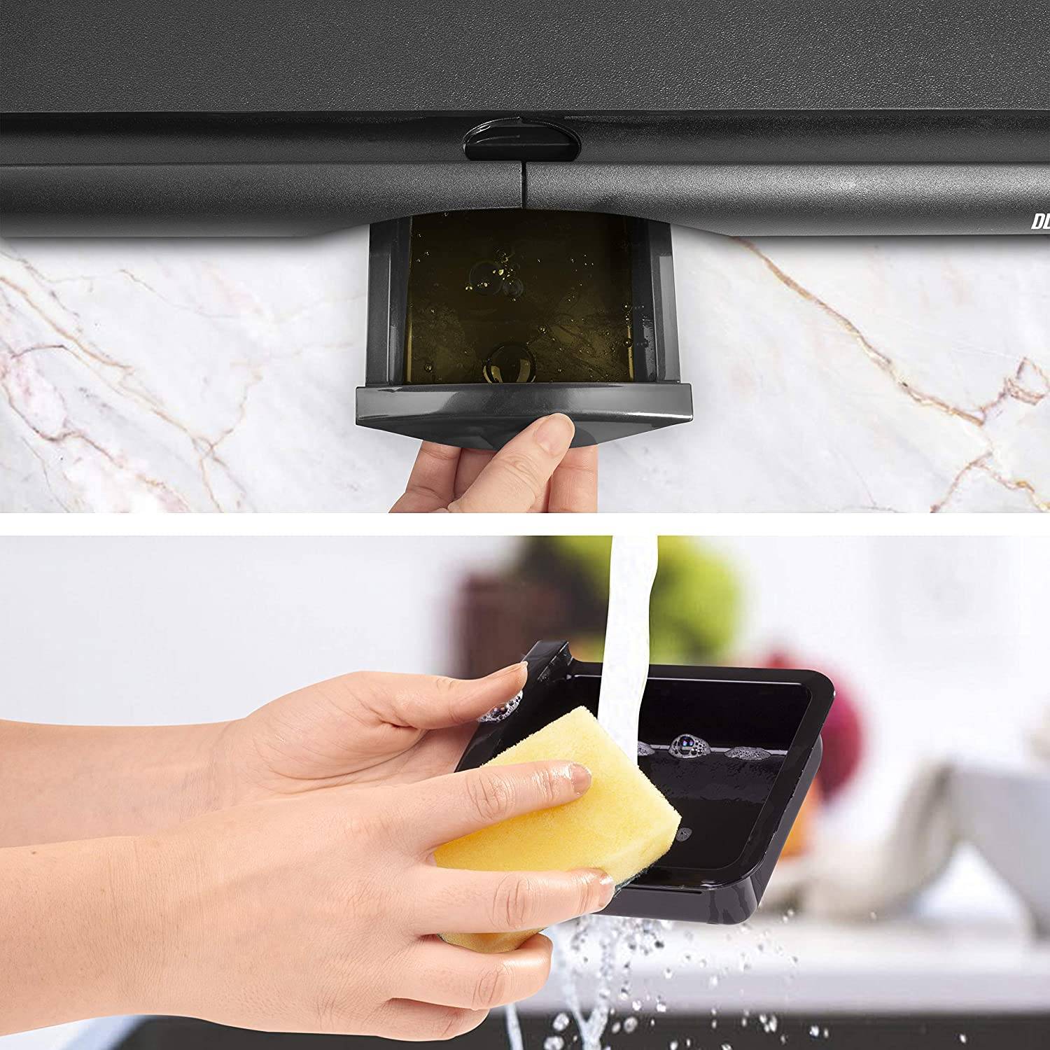 Duronic GP20 Tischgrill - Elektrogrill - Grillplatte - 52 x 27 cm Grillfläche - 2000 Watt - Antihaftbeschichtung