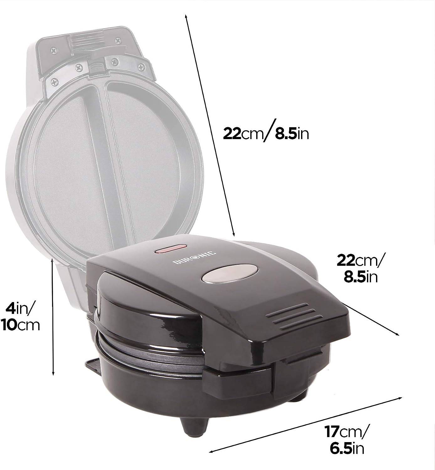 Duronic OM60 Omelette Maker - Omlette Grill 600W - Antihaft-Kochplatte - Automatische Temperaturregelung