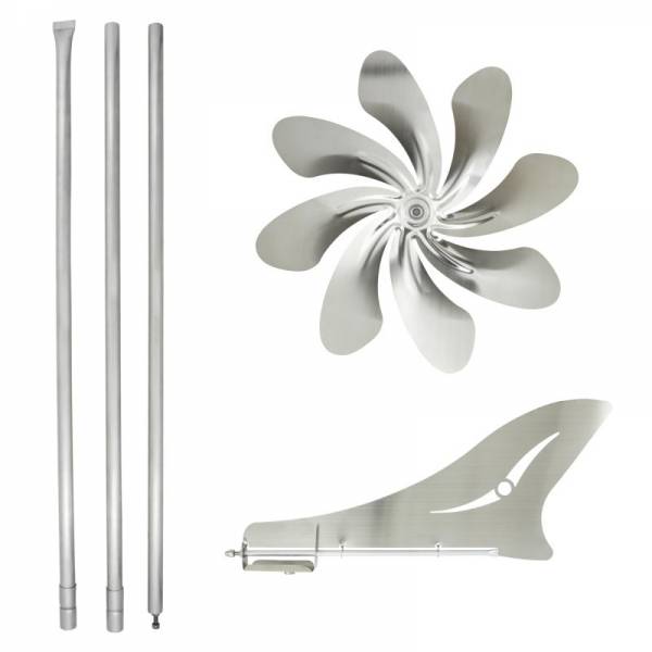 A1007_225 - SKARAT Windrad Speedy40 plus mit 225cm Stiel-Länge