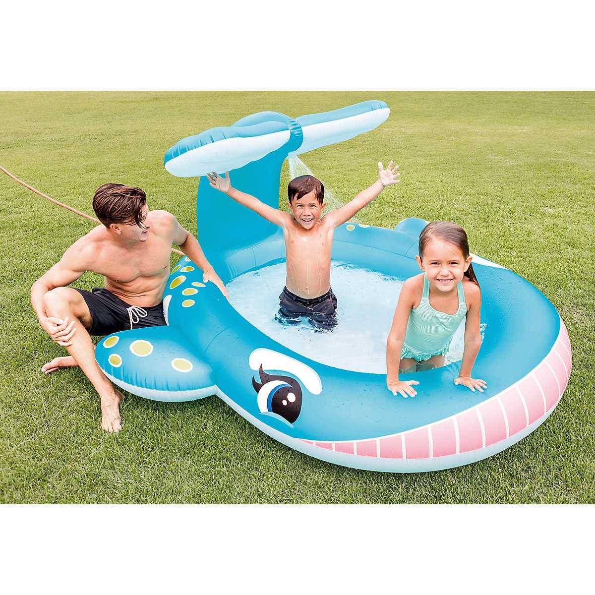INTEX 57440NP - Planschbecken - Whale (201 x 196 x 91cm)
