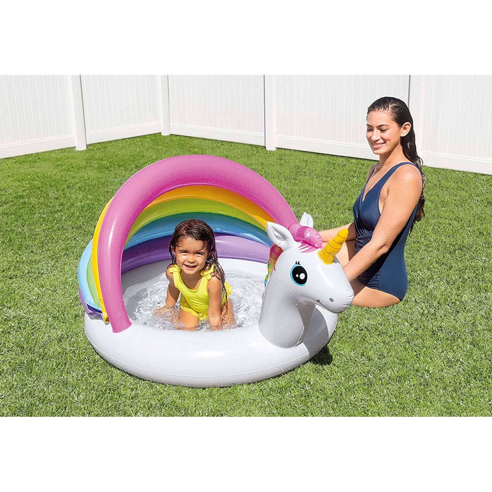 INTEX 57113NP - Baby Pool - Einhorn (127x102x69cm)