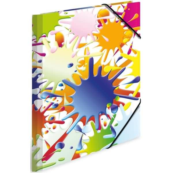 Sammelmappe A4 Karton Farbkleckse