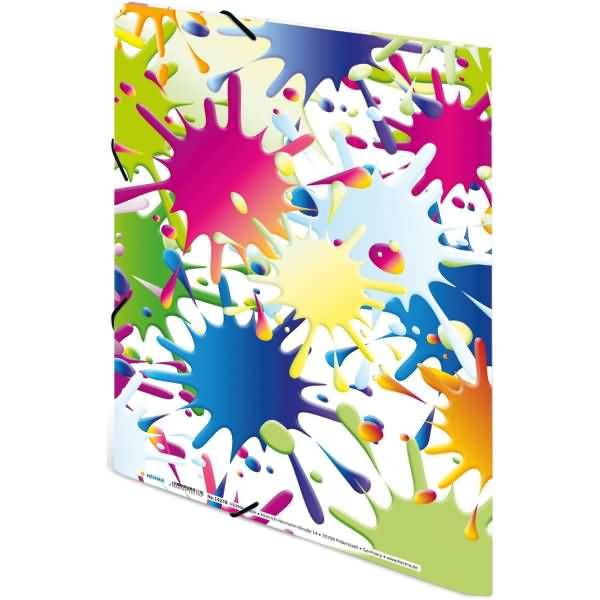 Sammelmappe A4 Karton Farbkleckse