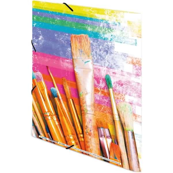 Sammelmappe A4 Karton Pinsel