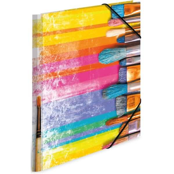 Sammelmappe A4 Karton Pinsel