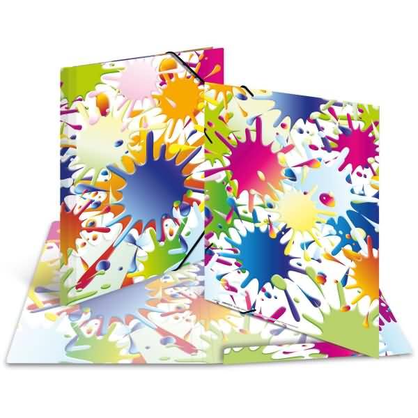 Sammelmappe A3 Karton Farbkleckse