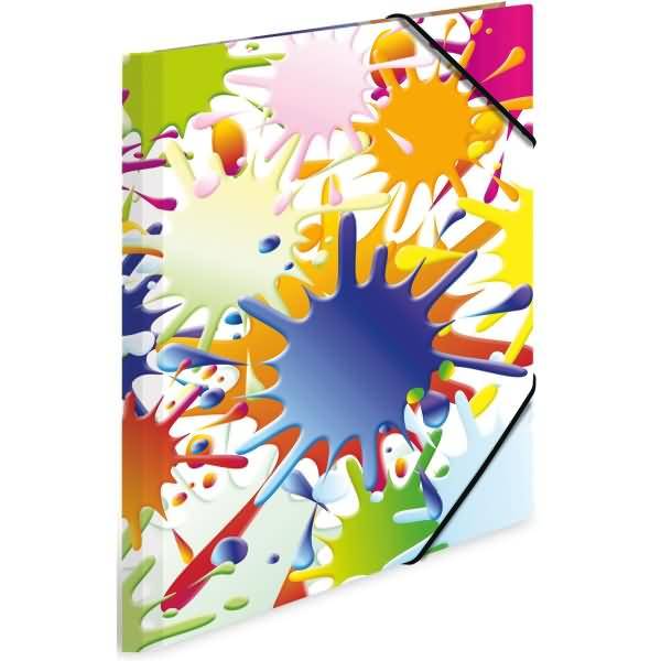 Sammelmappe A3 Karton Farbkleckse