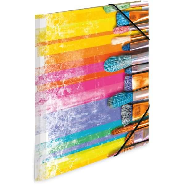 Sammelmappe A3 Karton Pinsel