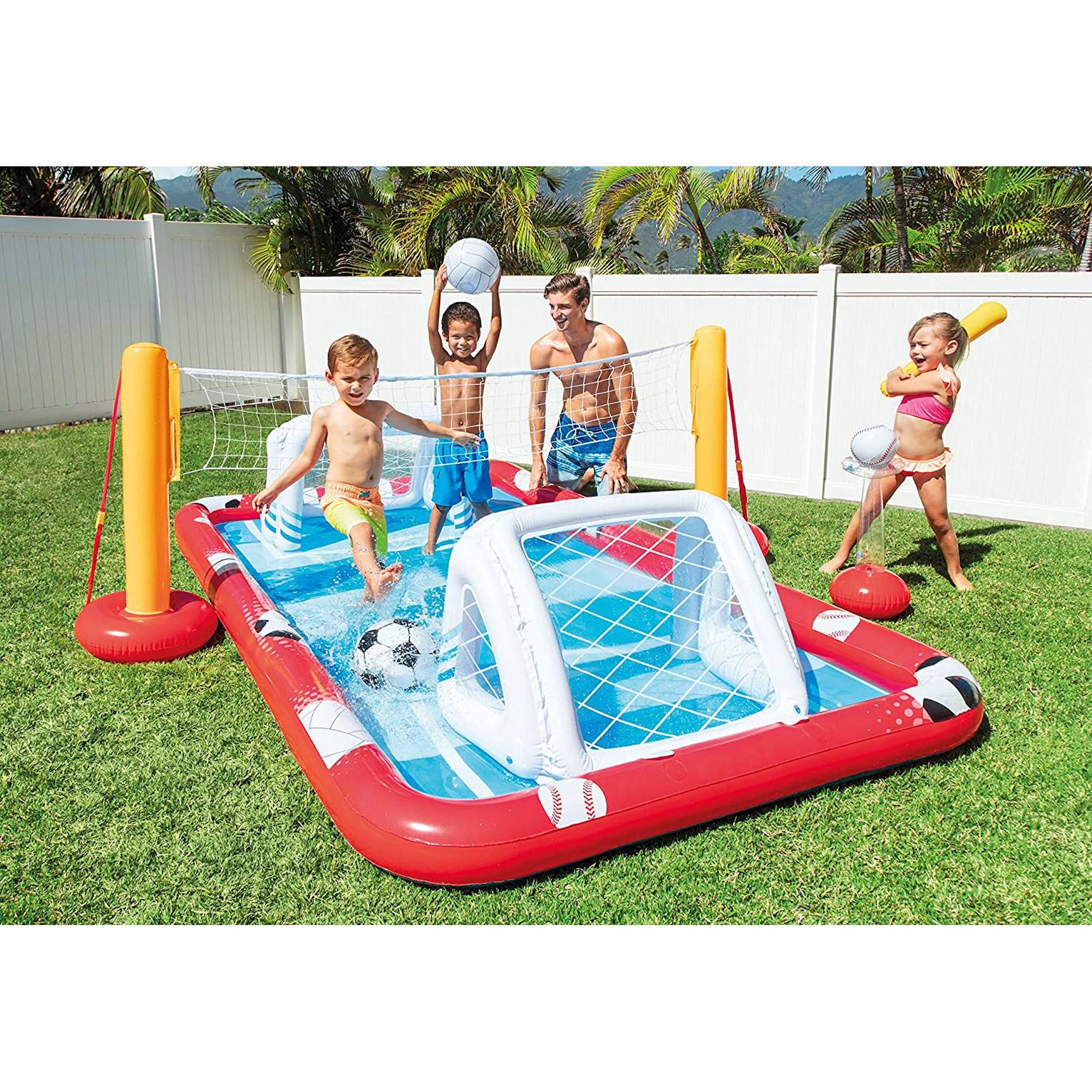 INTEX 57147NP Playcenter "Action Sports" Planschbecken (325x267x102cm) Garten Kinder planschen