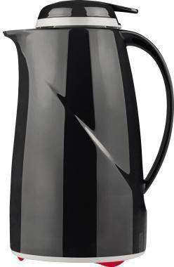 Helios Isolierkanne Wave Push 2934-002 1l schwarz