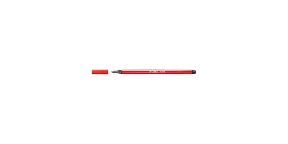 STABILO ® Fasermaler Pen 68 1mm karminrot nicht auswaschbar