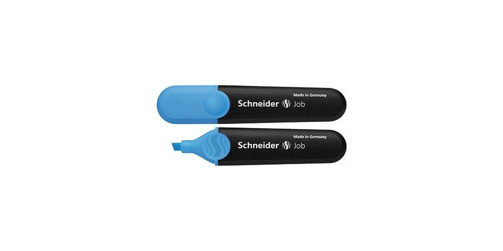 Schneider Textmarker Job 150 1-5mm blau Keilspitze Job 150 1-5mm blau