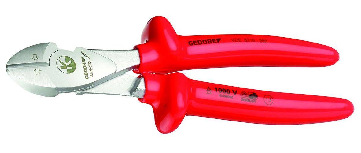 VDE 8316-180 VDE-Kraft-Seitenschneider 180 mm, Tauchisolierung