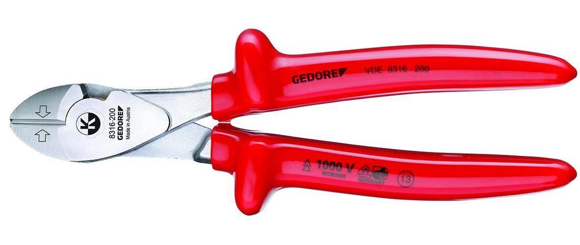 VDE 8316-200 VDE-Kraft-Seitenschneider 200 mm, Tauchisolierung