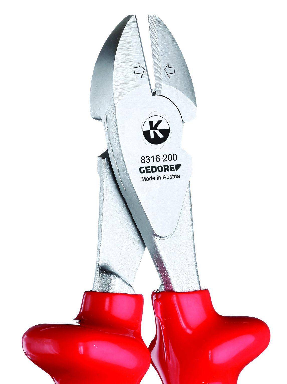 VDE 8316-200 VDE-Kraft-Seitenschneider 200 mm, Tauchisolierung