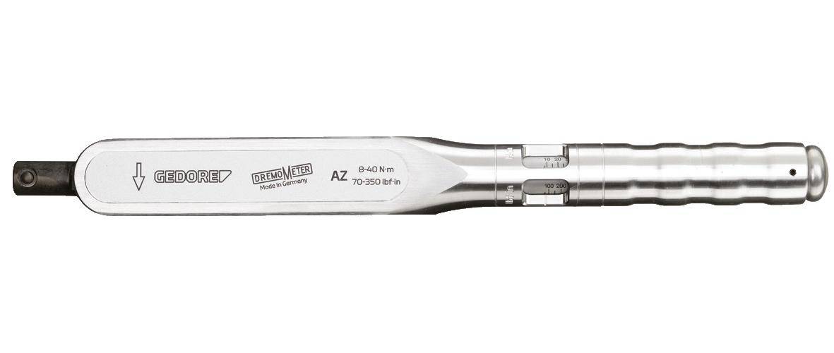 Drehmomentschlüssel mit der Bezeichnung Dremometer, hergestellt in Deutschland, Bereich 8-40 Nm, 70-350 lbf-in.