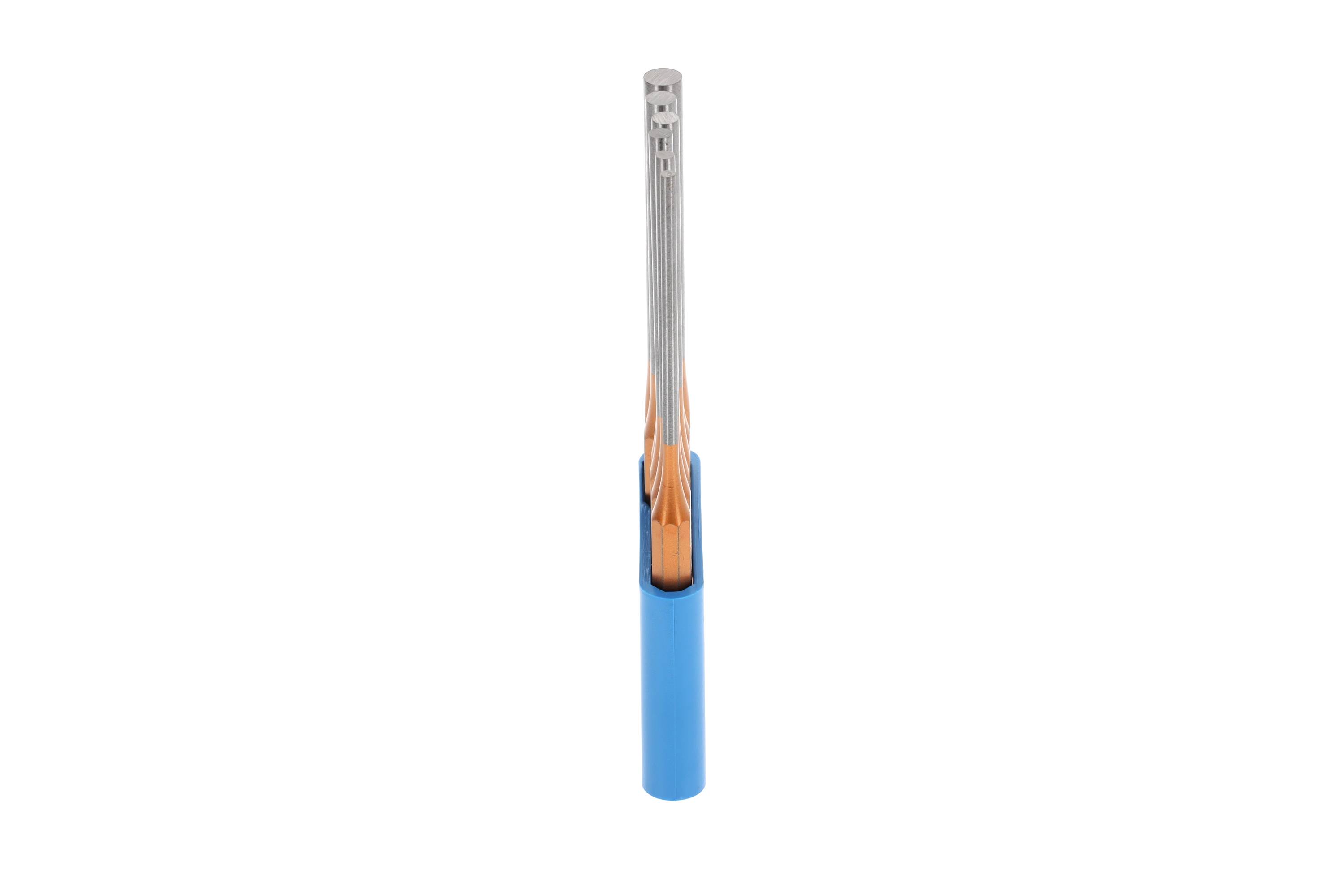 GEDORE Splinttreiber-Satz inkl. PVC-Halter, 6-teilig, 3 - 10 mm, lange Form, Stahl/Lackierung, Silbe