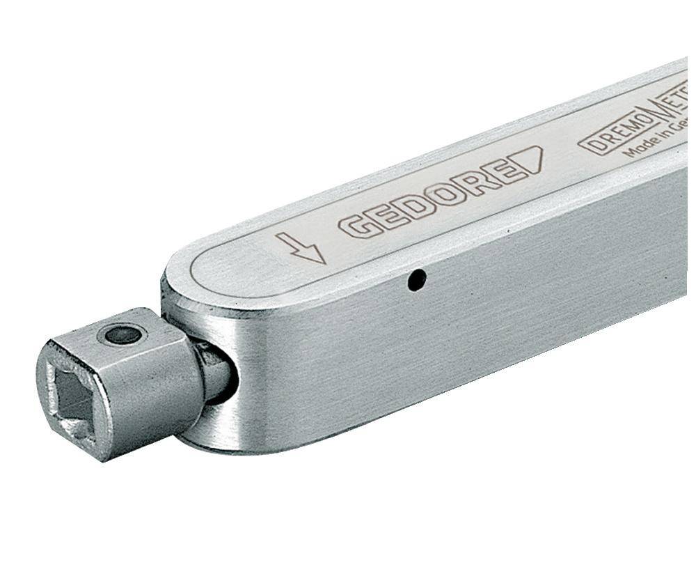 Eine silberne Drehmomentschlüssel mit „GEDORE