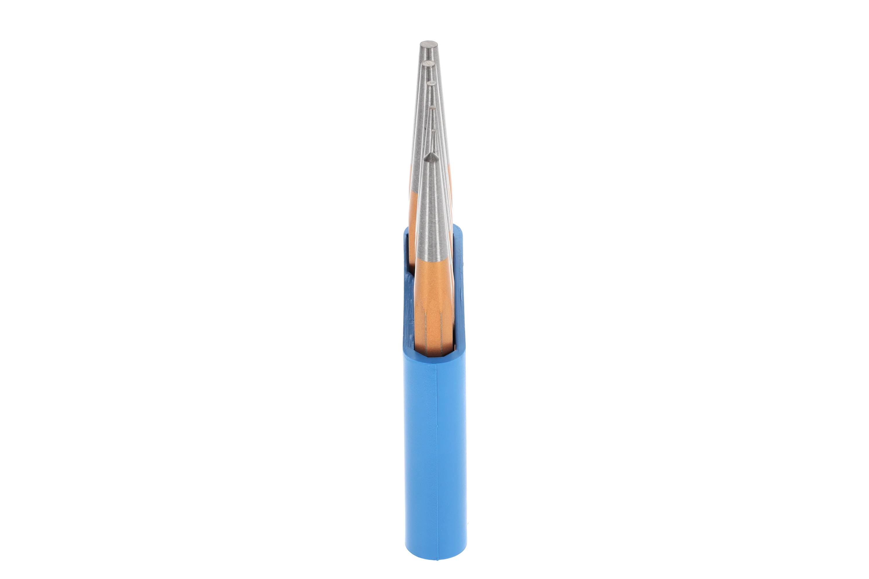 GEDORE Durchtreiber-Satz, 6-teilig, Splinttreiber-Set im PVC-Halter, gehärtet, angelassen, Stahl, We