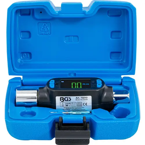 BGS Digitaler Drehmoment-Adapter | 12,5 mm (1/2") | 40 - 200 Nm BGS Digitaler Drehmoment-Adapter | 12,5 mm (1/2") | 40 - 200 Nm