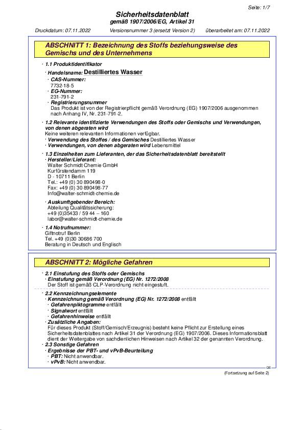 Destilliertes Wasser 5l Kanister ROBBYROB