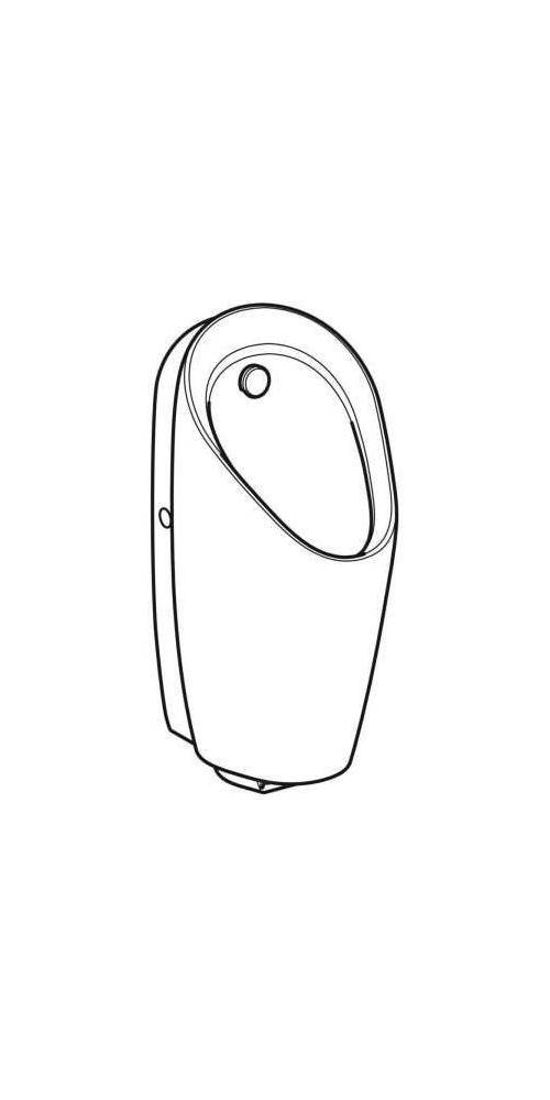 Geberit Urinal PREDA mit integrierter Steuerung, Netzbetrieb