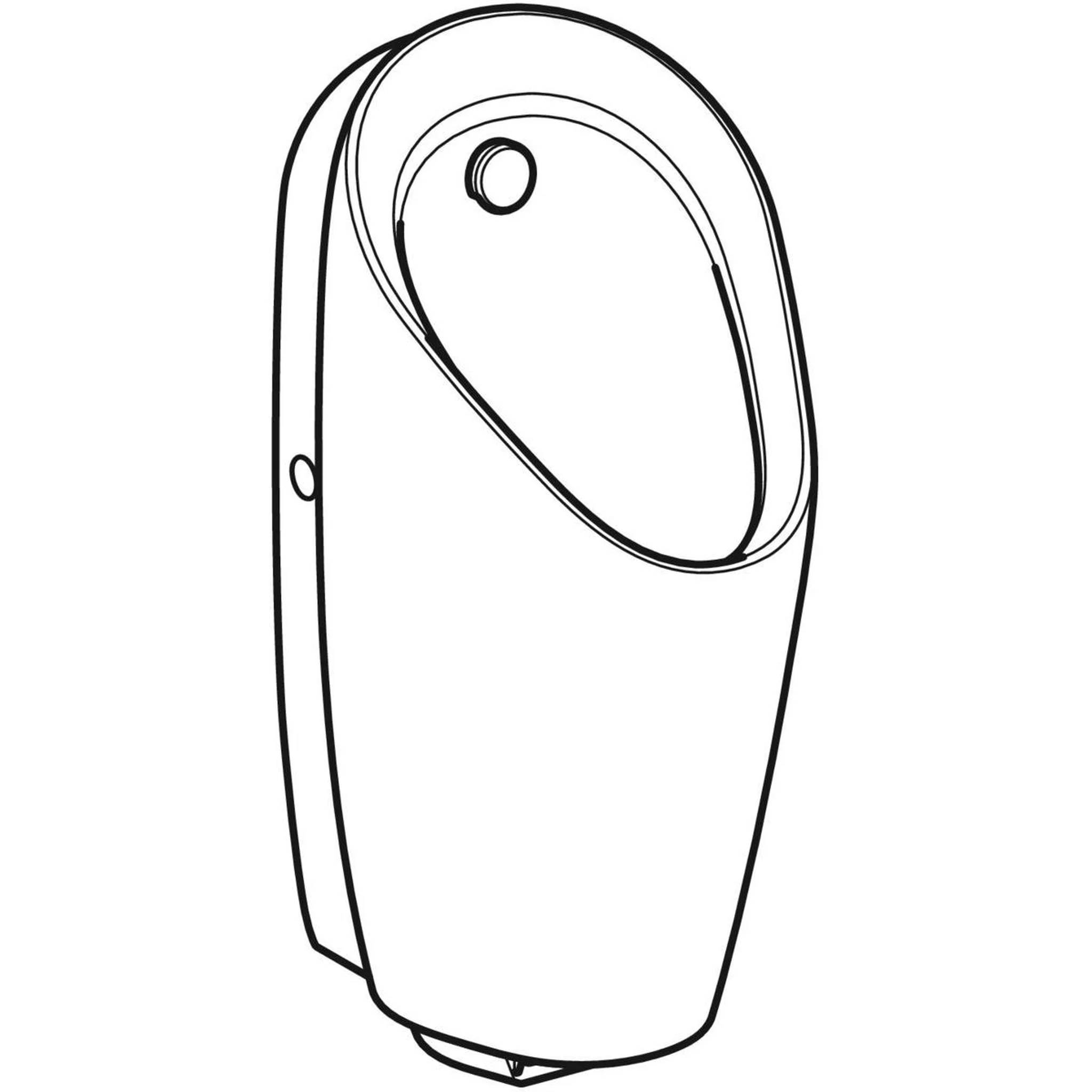 Geberit Urinal Preda mit integrierter Steuerung, Netz, 1 Stk.