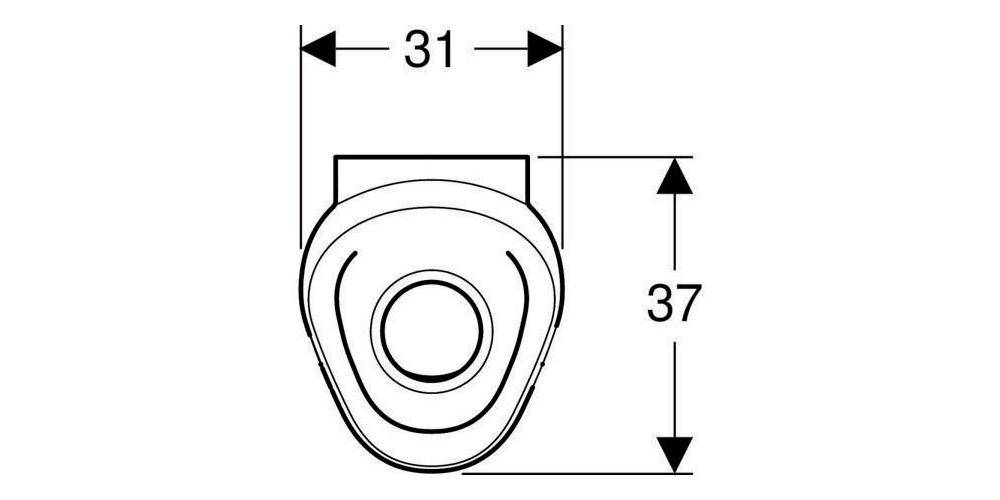 Geberit Urinal PREDA wasserlos