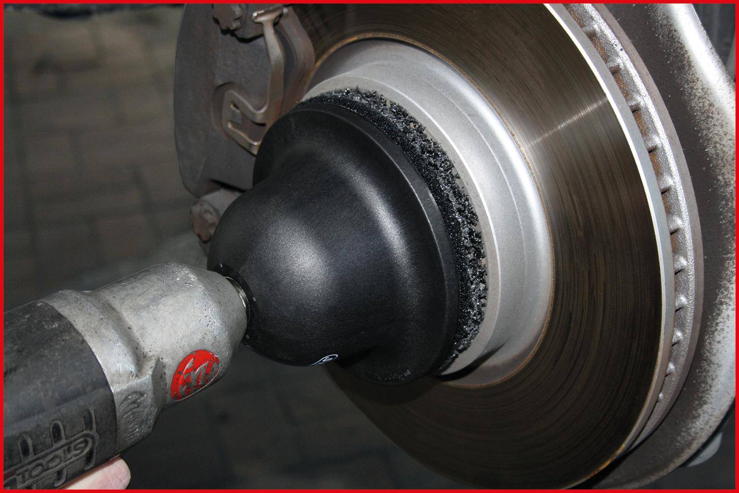 KS TOOLS Radnabenschleifer-Satz Ø 150 mm, Innen-Ø 90 mm, 2-tlg