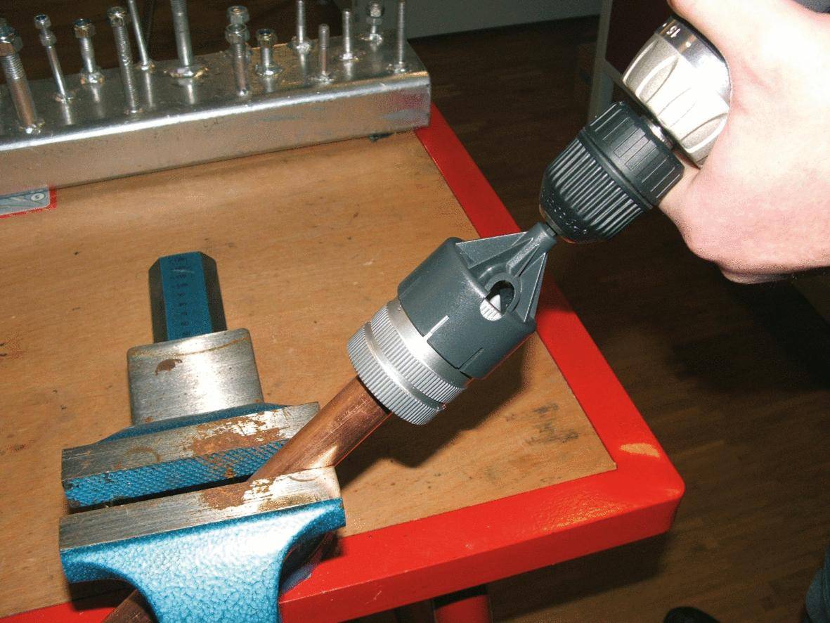 KS TOOLS Adapter für Rohr-Entgrater, 50mm