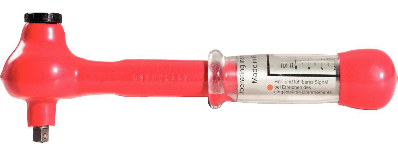 KS TOOLS 1/4" Mini Drehmomentschlssel mit Schutzisolierung und