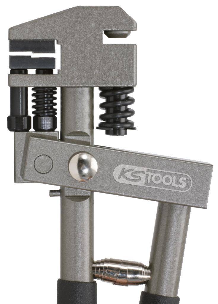 KS TOOLS Loch- und Absetzzange, 285mm