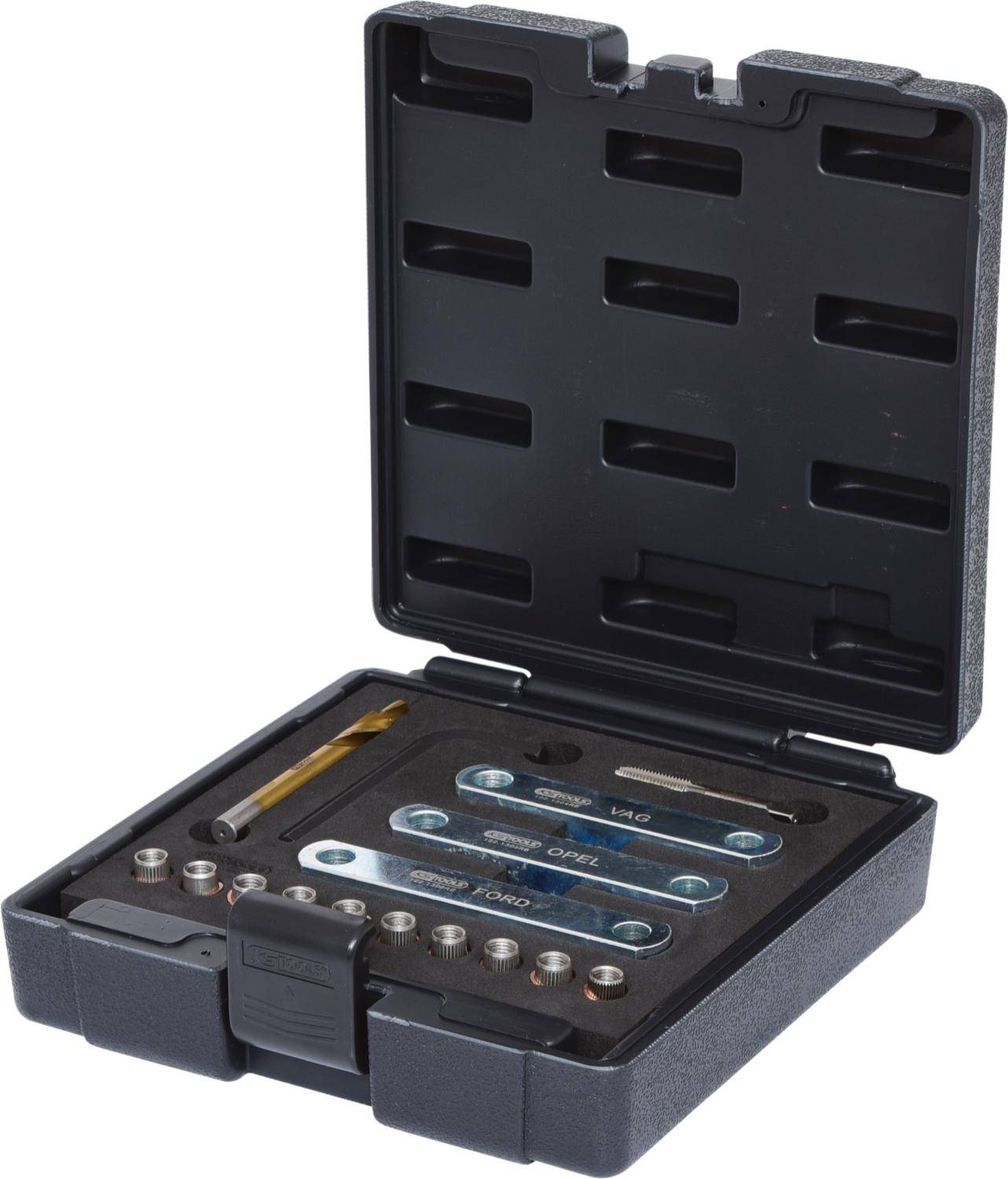 KS TOOLS Gewinde-Reparatursatz M9 x 1,25, 16-tlg