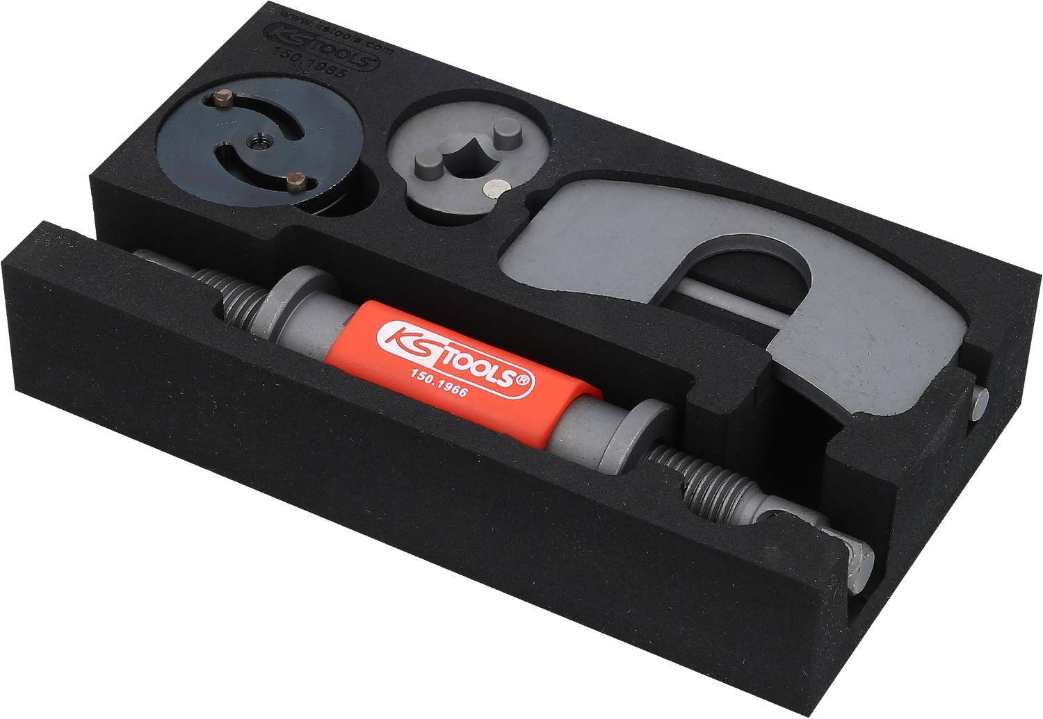 KS TOOLS Universal Bremskolben-Rückstell-Werkzeug-Satz, 4-tlg