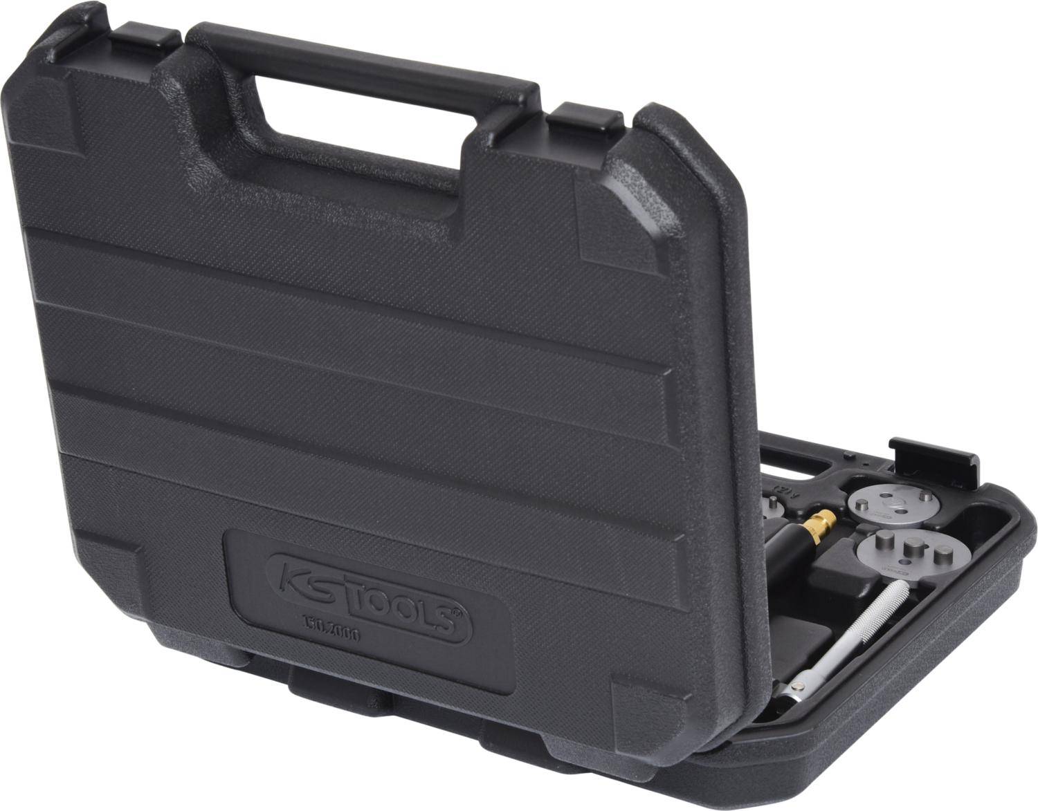KS TOOLS Druckluftspindel-Bremskolbenwerkzeug-Satz, 18-tlg