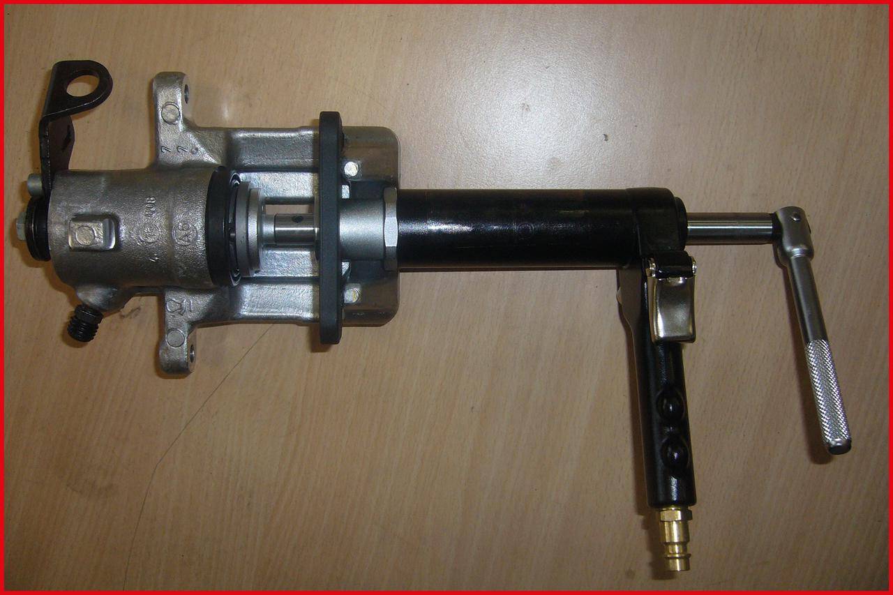 KS TOOLS Druckluftspindel fr Bremskolben-Adapter, 260mm
