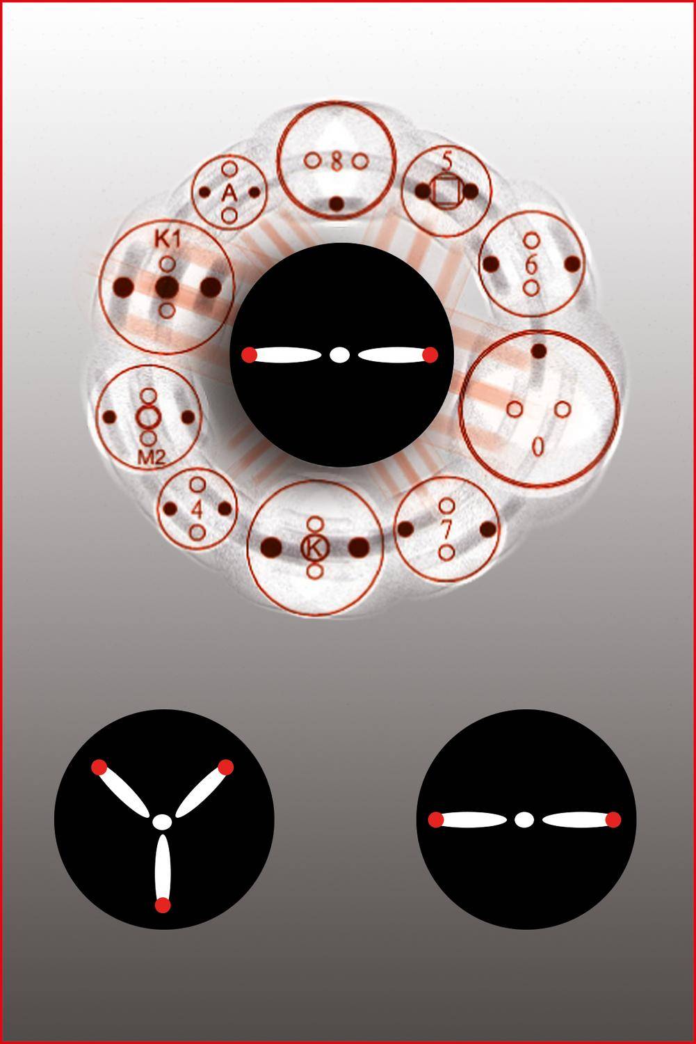 KS TOOLS Universal Bremskolben-Rückstell-Werkzeug-Adapter-Satz, 3-tlg