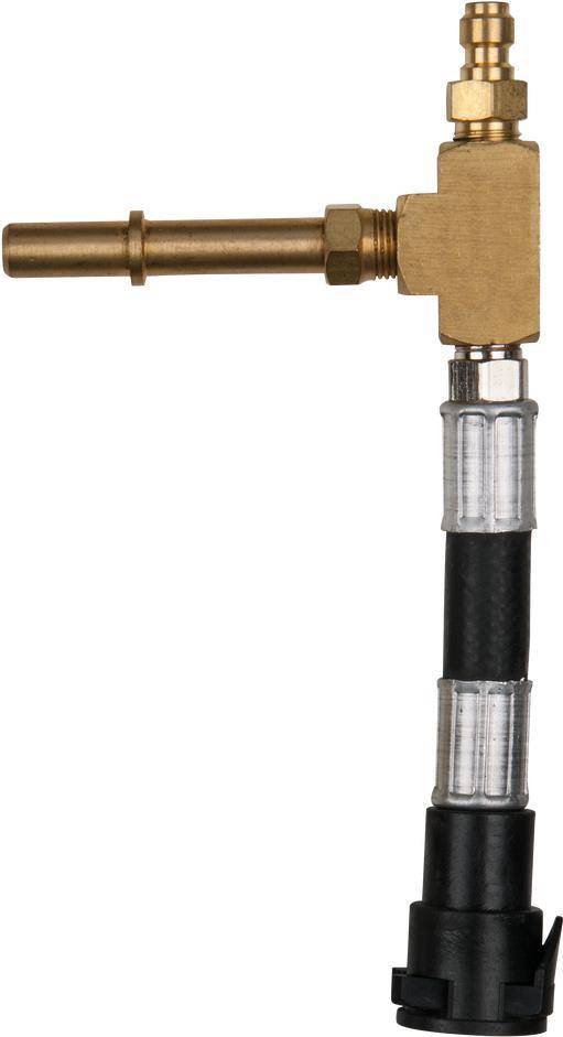 KS TOOLS Adapterschlauch für Standard Schrader Ventil 7/16''x20 UNF Innengewinde und 1/4'' Schlauchanschluss (150.2367)