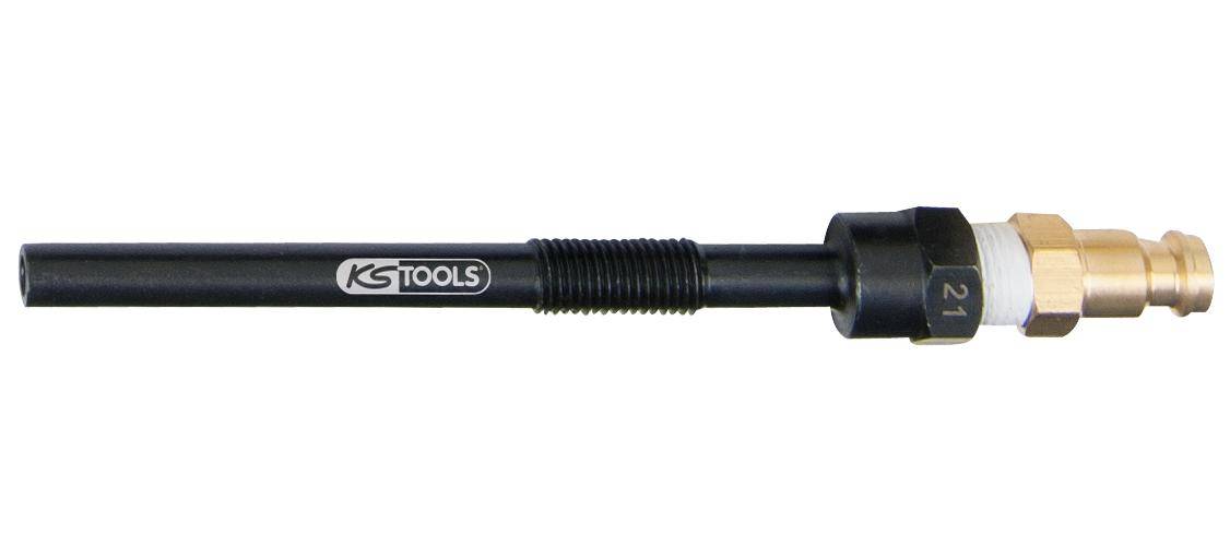 KS TOOLS Glhkerzen Adapter, M8x1,0 mit Auengewinde, Lnge 120 mm