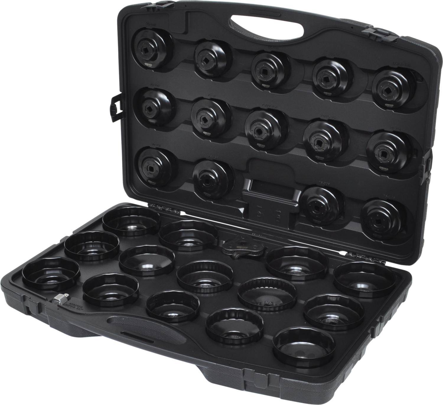 KS TOOLS 3/8" Ölfilterschlüssel-Satz, 30-tlg