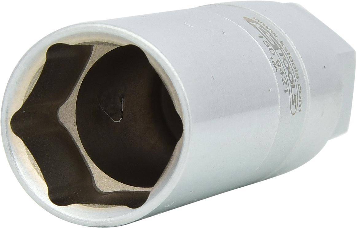 KS TOOLS Stoßdämpfer-Außensechskant-Gegenhalter-Stecknuss, 21 mm