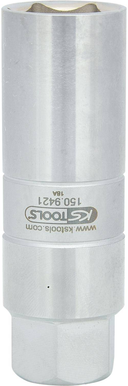 KS TOOLS Stodmpfer-Auensechskant-Gegenhalter-Stecknuss, 21 mm