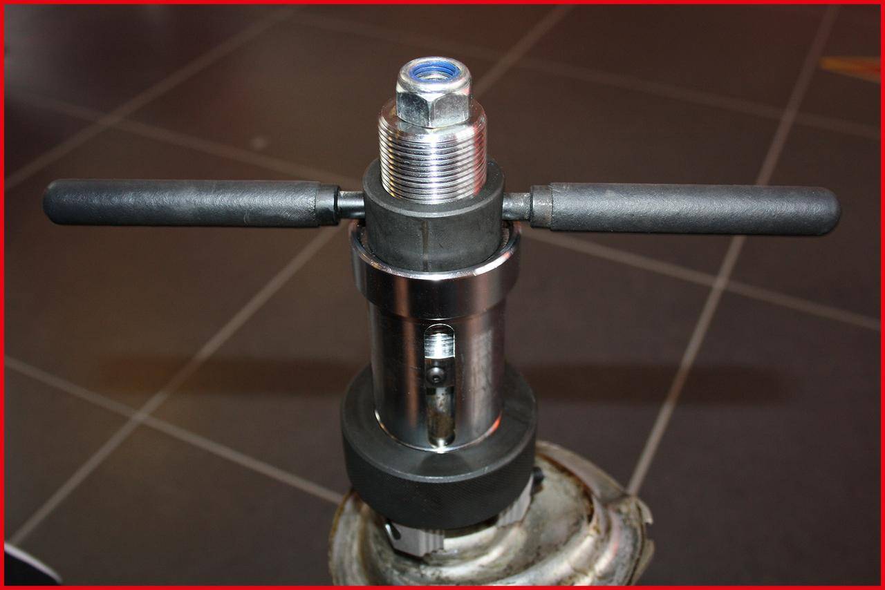 KS TOOLS Stodmpfer-Montagehilfe-Satz fr Stodmpfer mit