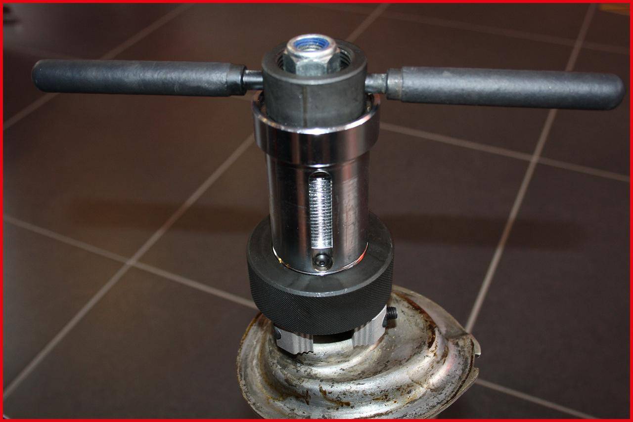 KS TOOLS Stodmpfer-Montagehilfe-Satz fr Stodmpfer mit