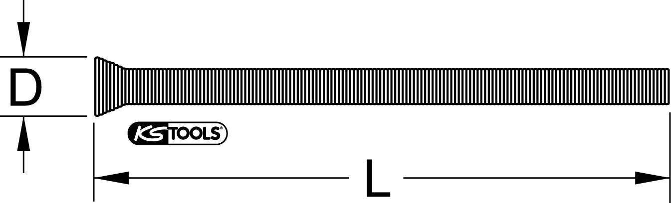 KS TOOLS Kupferrohr-Außenbiegefeder, 1/4 (203.0001)
