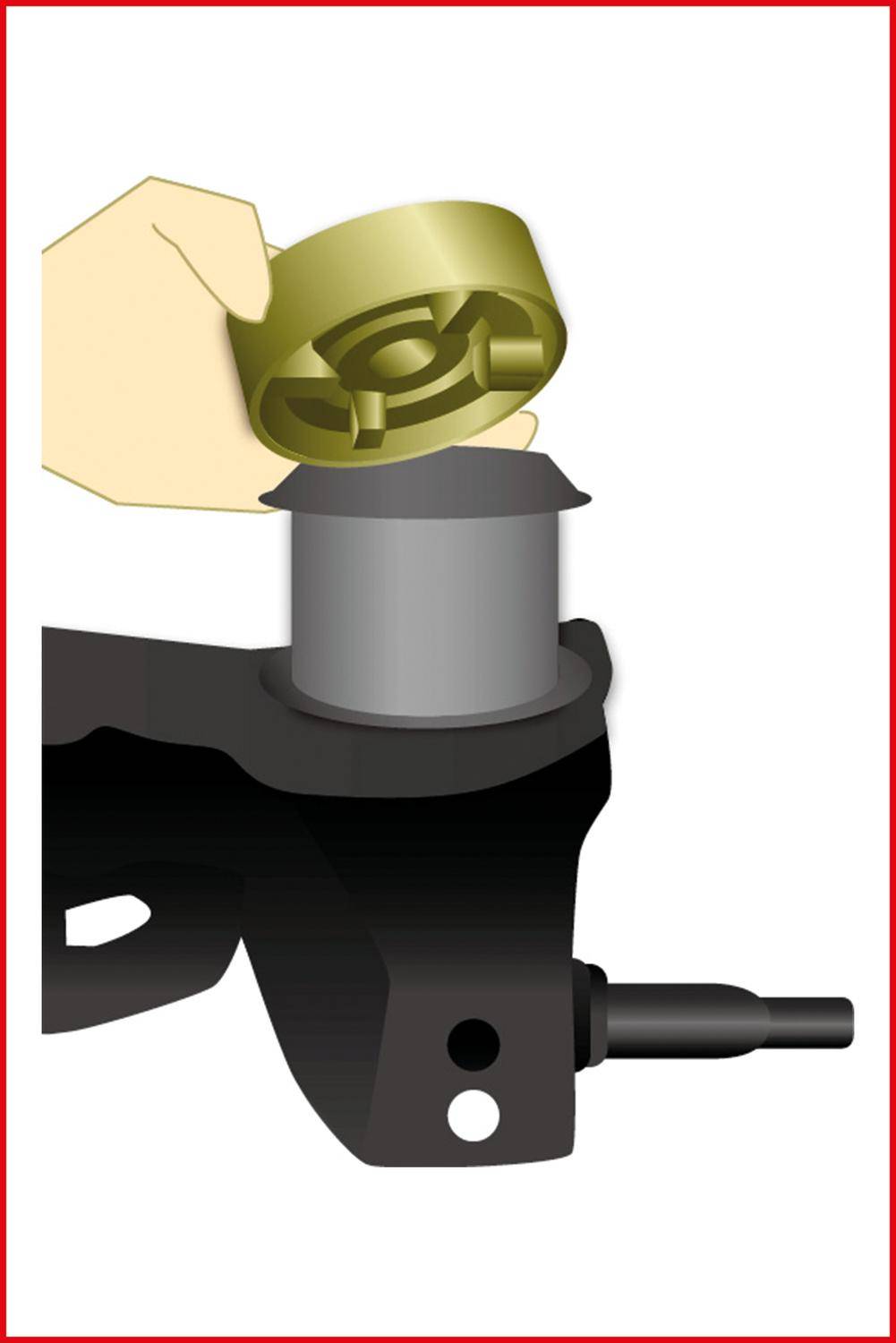 KS TOOLS Silentlagerwerkzeug-Satz, 8-tlg, fr Hyundai Hinterachse