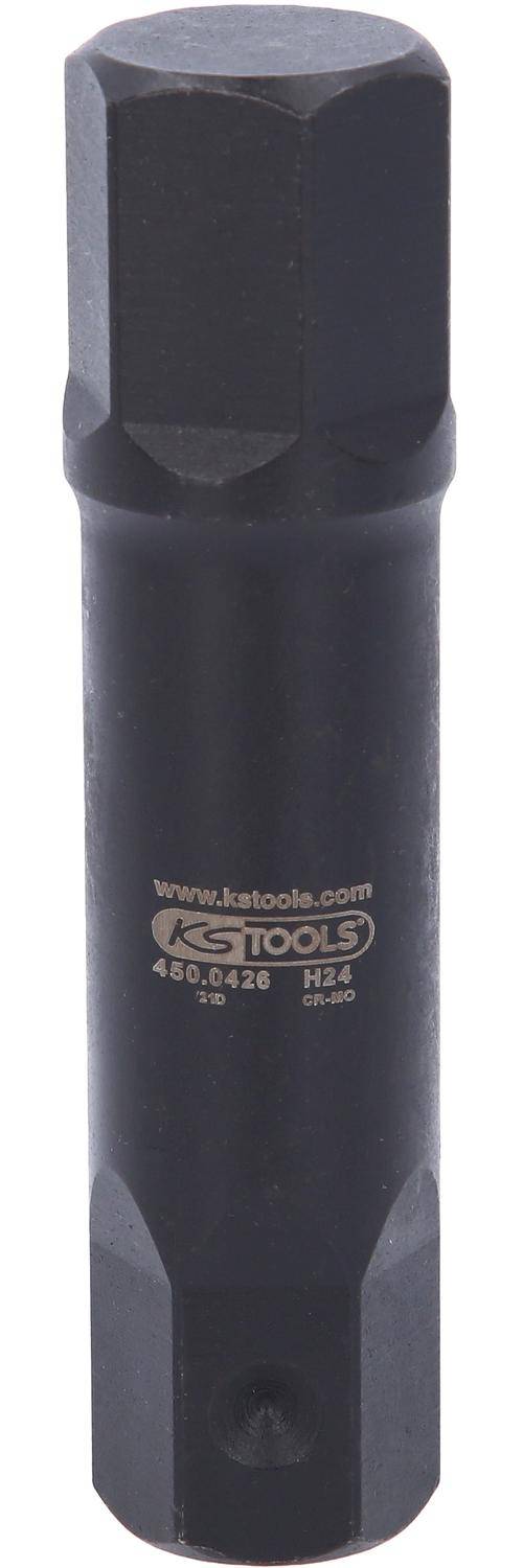KS TOOLS Kraft-Biteinsatz fr Innensechskant-Schrauben L=107mm, 24mm