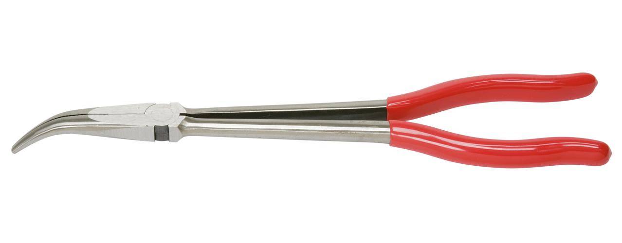KS TOOLS Flachrundzange 45 gebogen, XL, 270mm